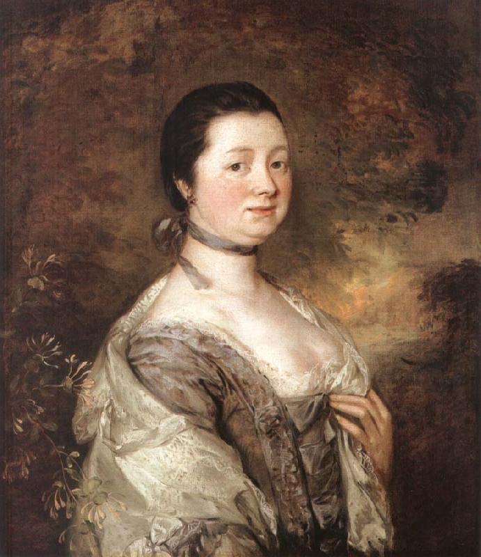 Thomas Gainsborough Portrait of Mrs Margaret Gainsborough oil painting image